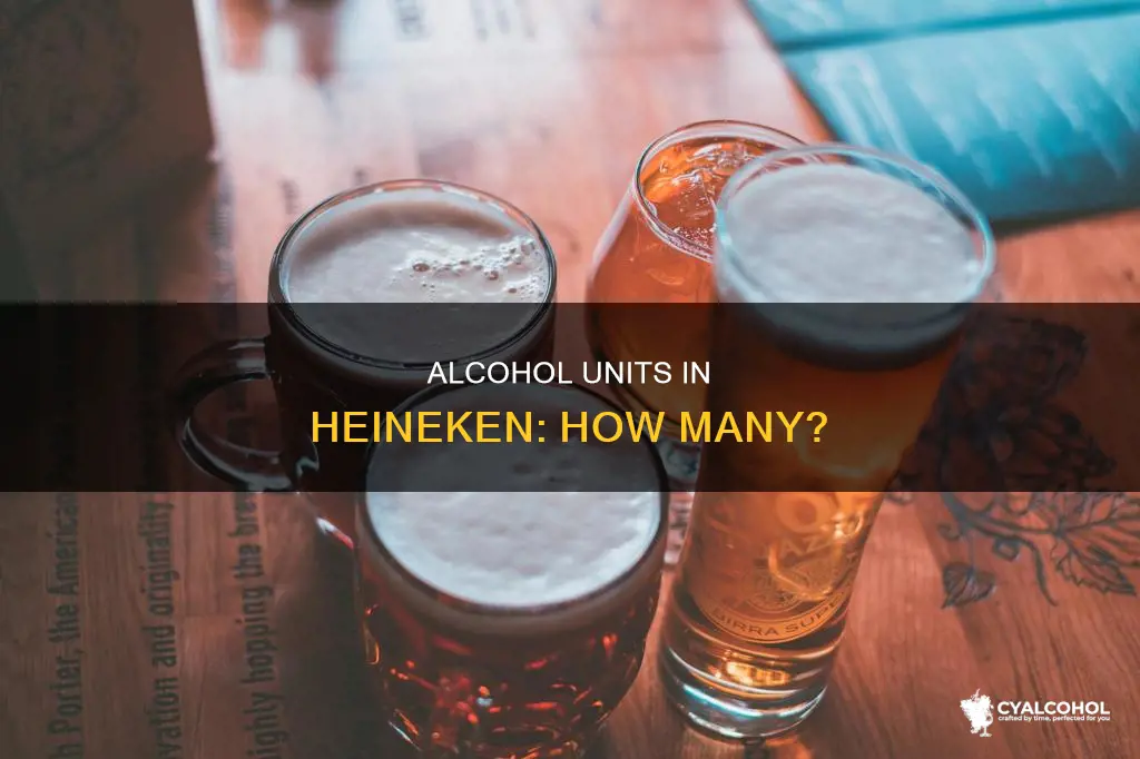 how many units of alcohol in a bottle of heineken