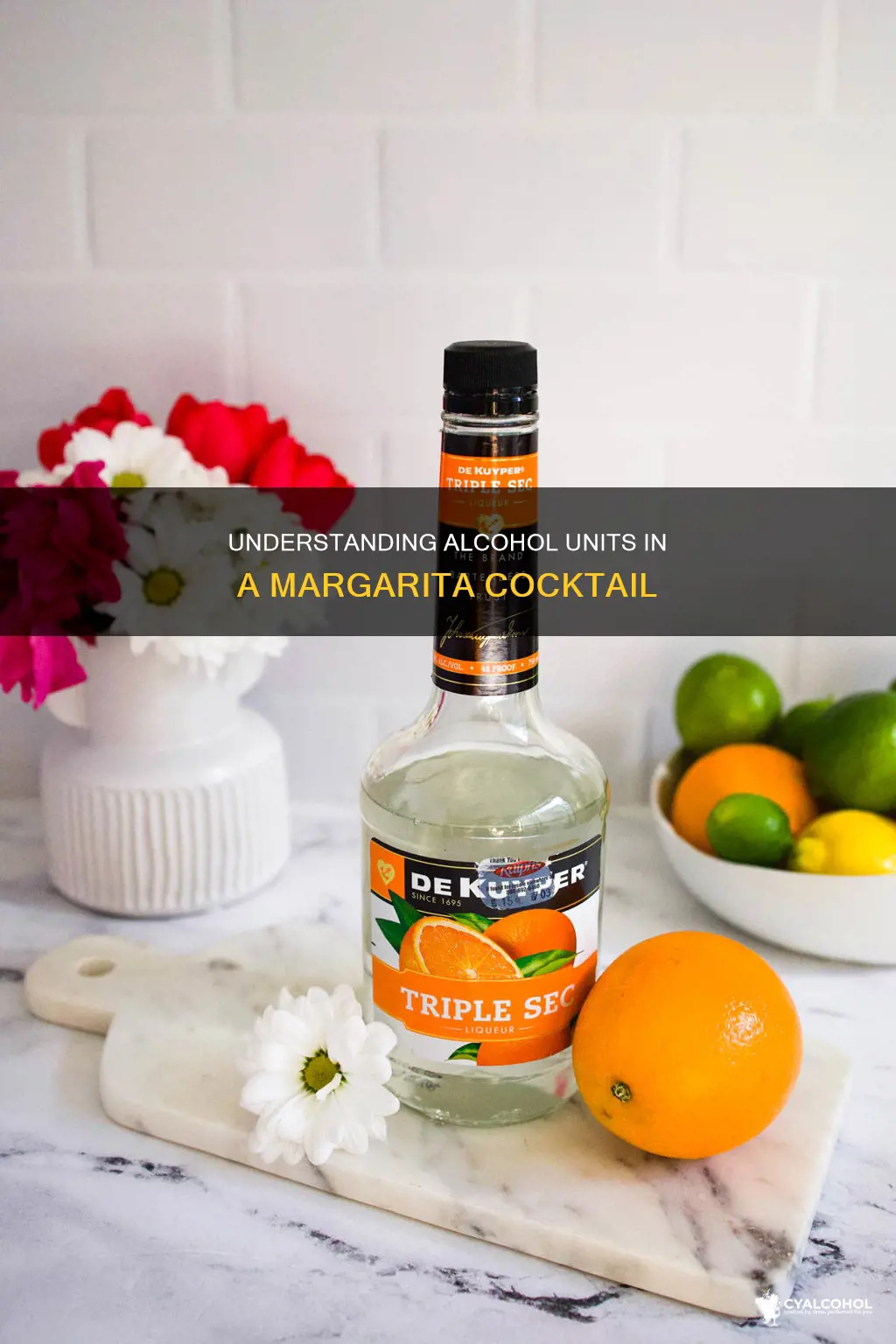 how many units of alcohol in a margarita cocktail