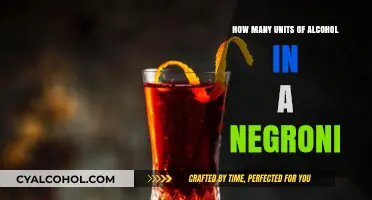 Negroni Alcohol Content: Unveiling the Units in This Classic Cocktail