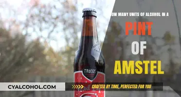 Amstel's Alcohol Content: How Many Units?