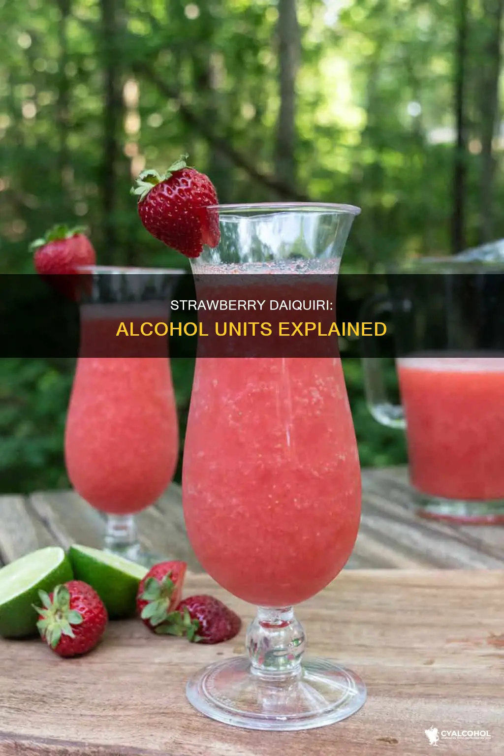 how many units of alcohol in a strawberry daiquiri