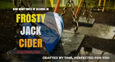 Jack Frost Overdose: Alcohol Units in Cider