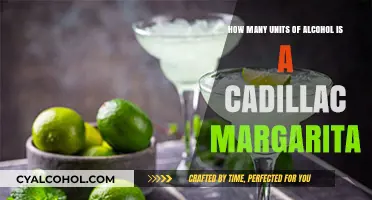 Understanding Alcohol Units in a Cadillac Margarita