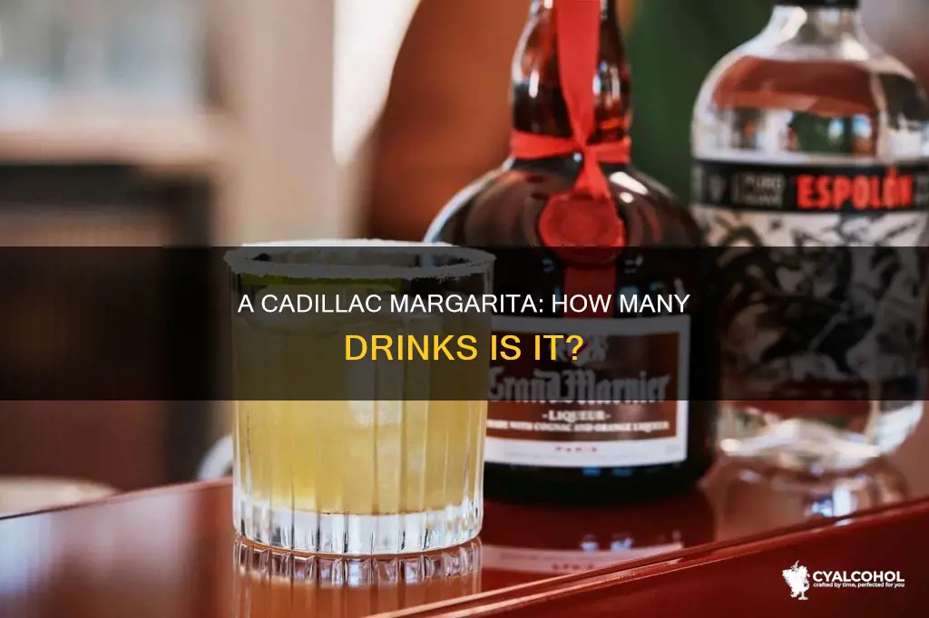 how many units of alcohol is a cadillac marguerita