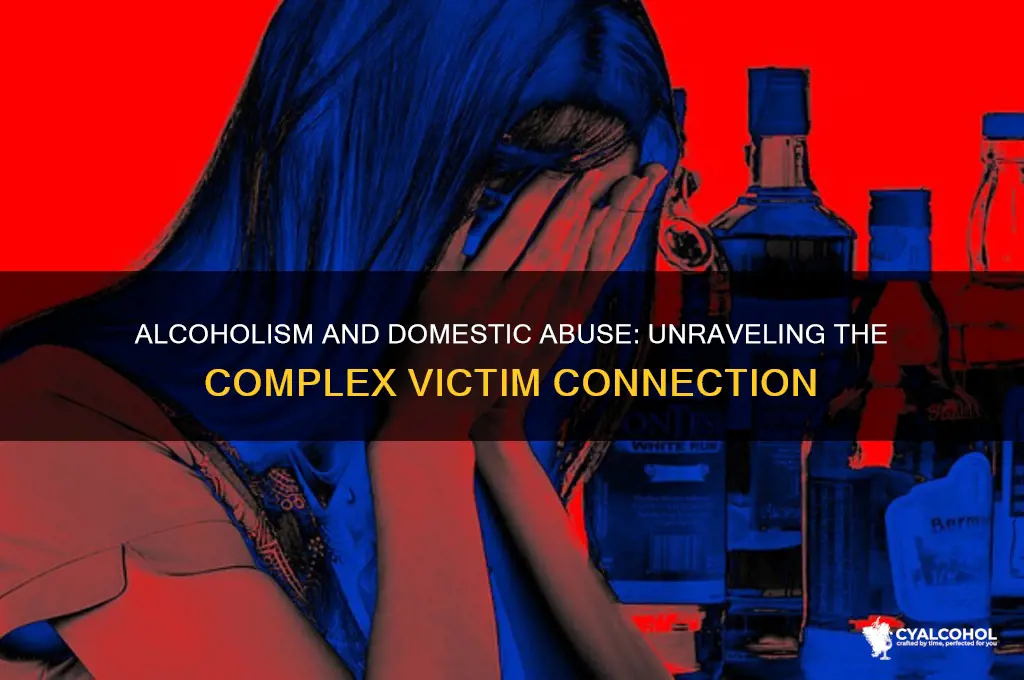 how many victims of domestic abuse are alcoholics