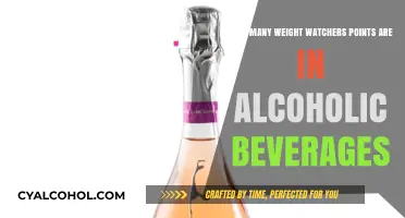 Weight Watchers: Alcoholic Drinks Points Guide