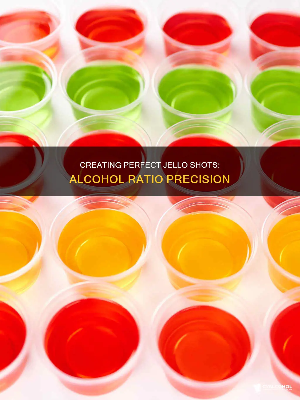 how mich alcohol do you add to jello shot