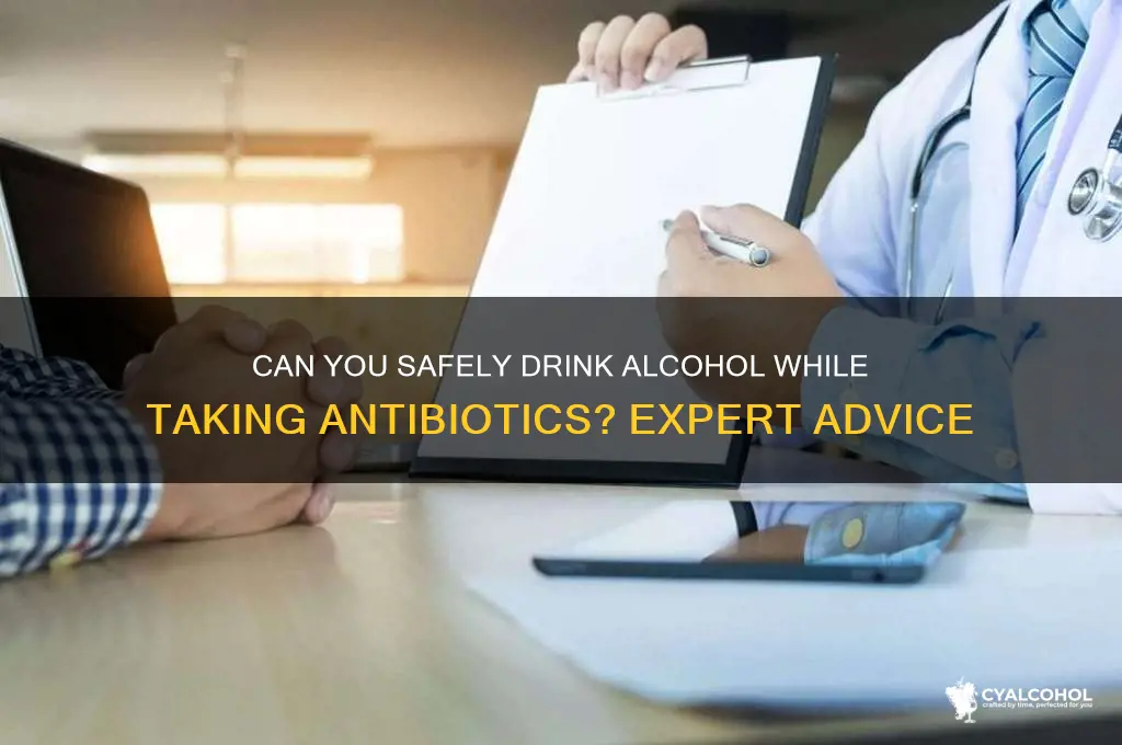 how mych alcohol to reduce antibiotics