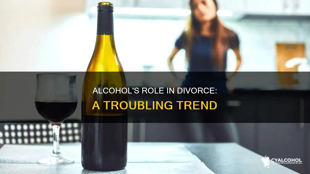 how often is alcohol cited as reason for divorce