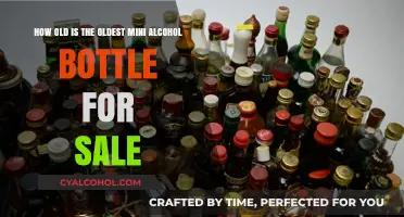 Vintage Mini Alcohol Bottles: Oldest Ones for Sale