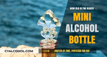 Unveiling the Age of the World's Oldest Mini Alcohol Bottle