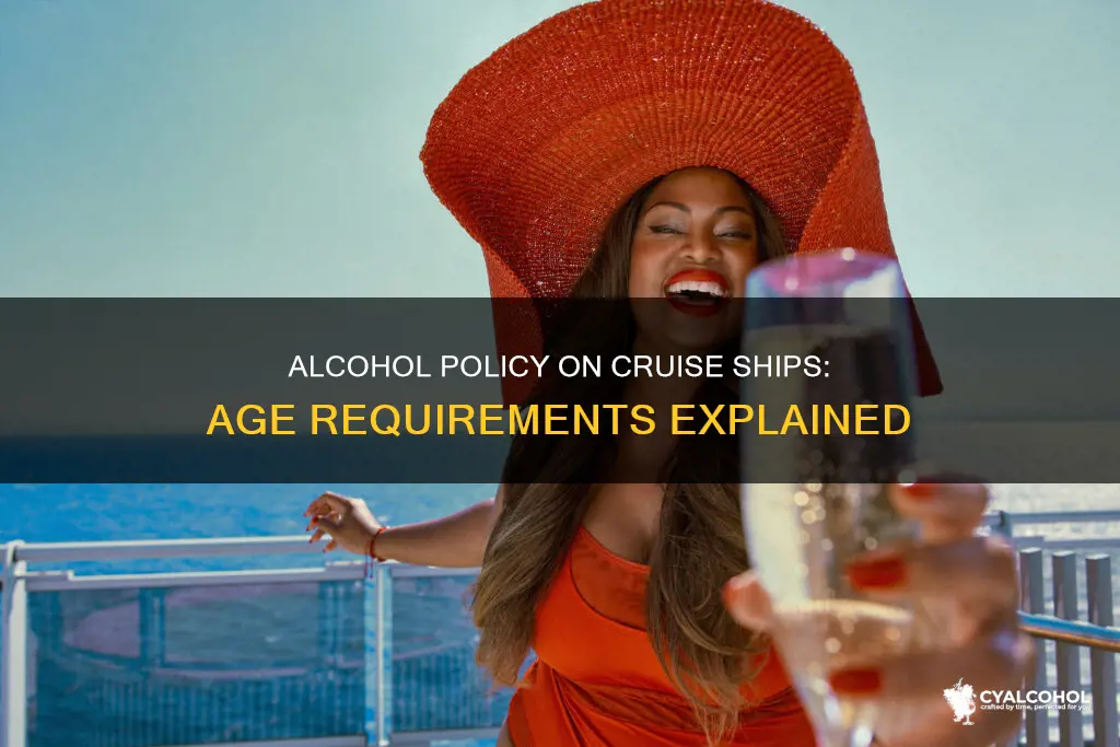 how old to be serviced alcohol on cruise ship
