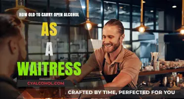 Waitresses and Open Alcohol: Legal Age Requirements
