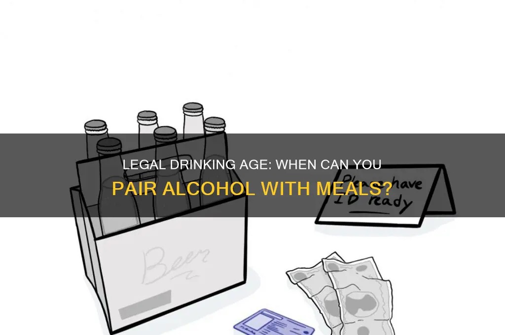 how old to have alcohol with a meal