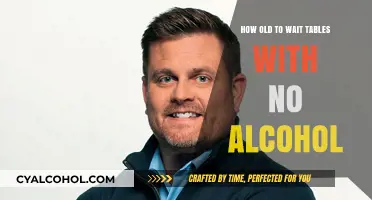 Legal Age to Wait Tables Without Serving Alcohol: A Guide