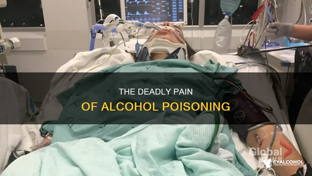 how painful is it to die from alcohol poisoning