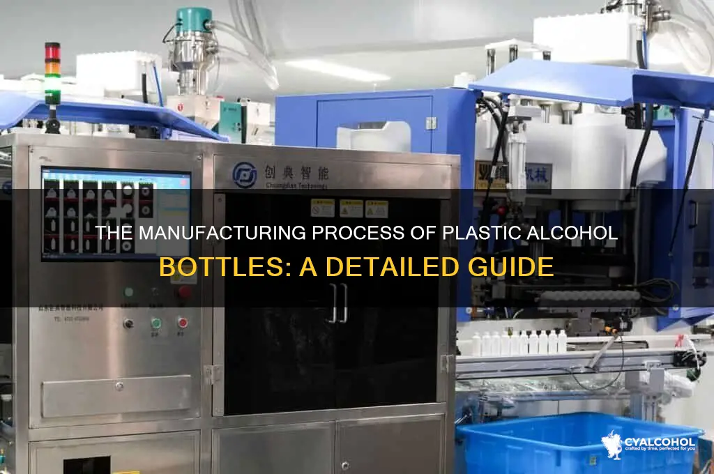 how plasgic alcohol bottles ate made