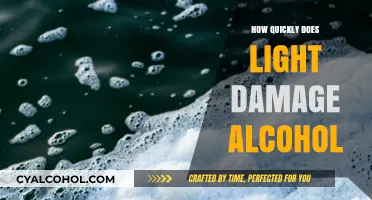 Light's Impact on Alcohol: How Fast Does Degradation Occur?