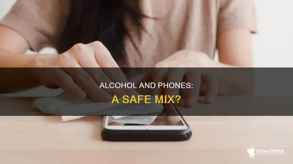 how safe is it to pour alcohol over my phone