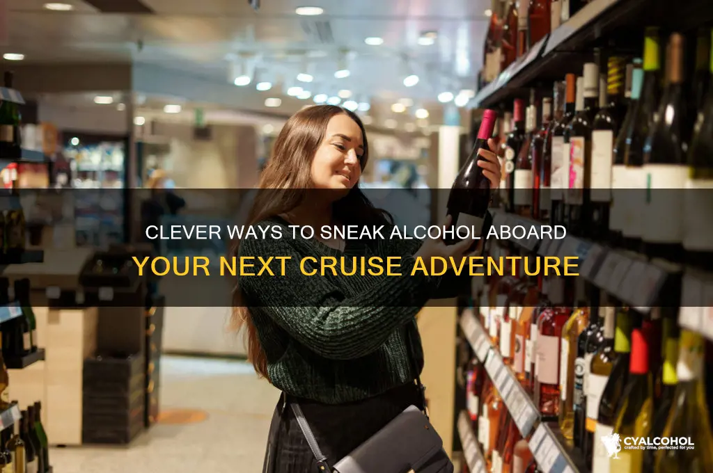 how sneak alcohol on a cruise