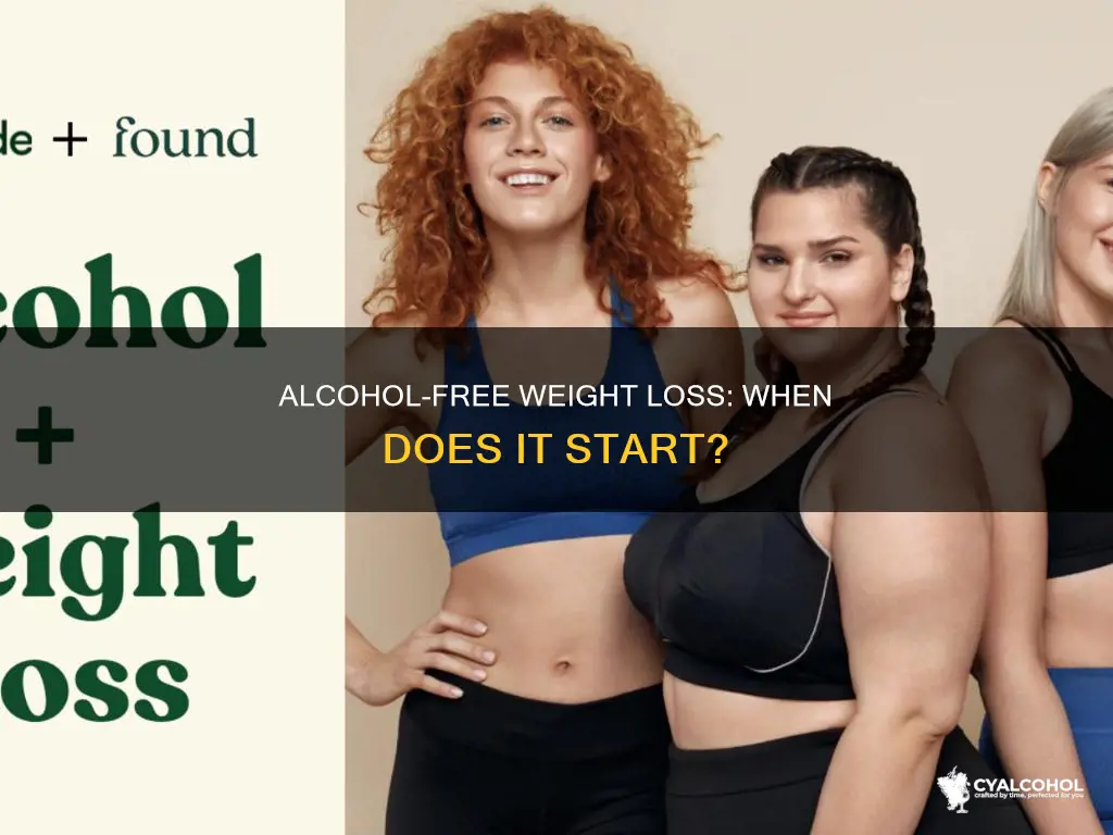 how soon after quitting alcohol do you lose weight