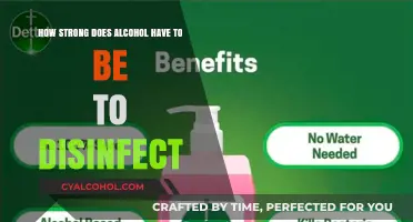 Alcohol Disinfection: How Strong Does It Need to Be?