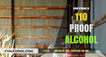 Unveiling the Potency of 110 Proof Alcohol: Strength and Effects Explained