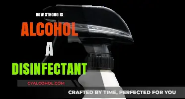 Alcohol as a Disinfectant: Strength, Uses, and Effectiveness Explained