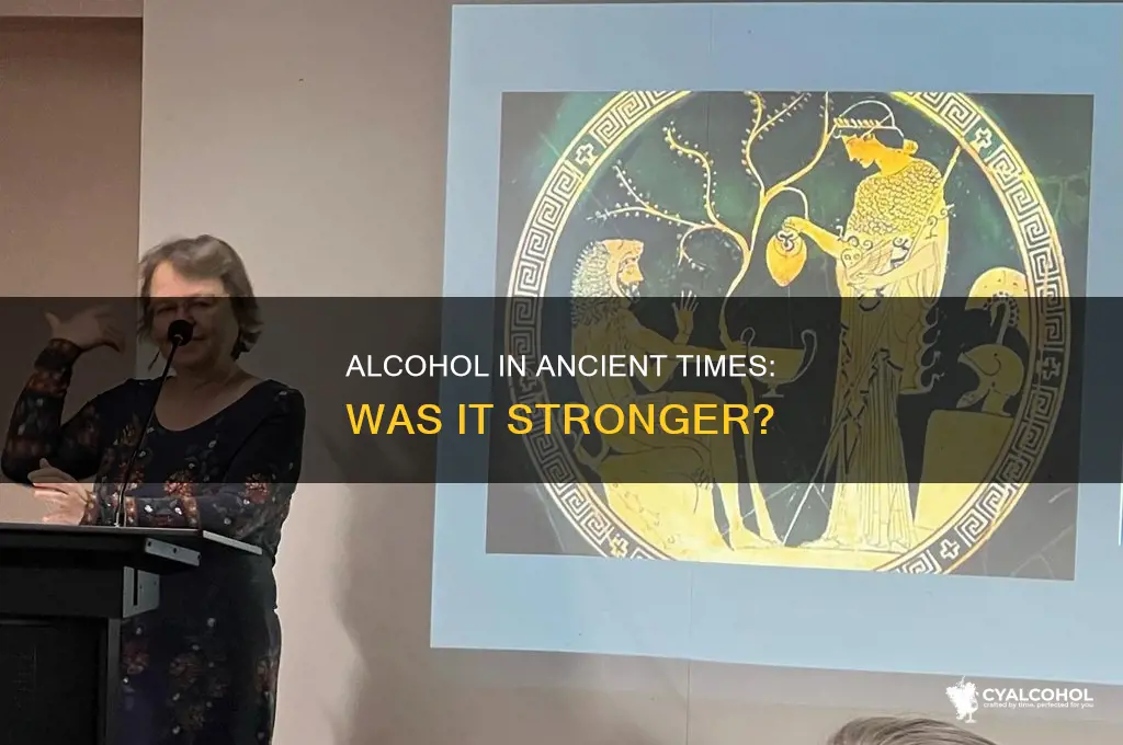 how strong was the alcohol in jesus time