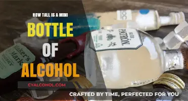 Mini Alcohol Bottles: How Tall Are They?
