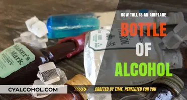 Airplane Alcohol Bottles: How Tall Do They Stand?