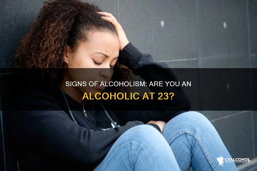 how tell if you are an alcoholic at age 23