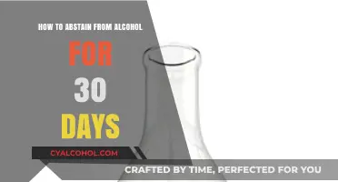Abstaining from Alcohol: 30-Day Challenge for a Healthier You