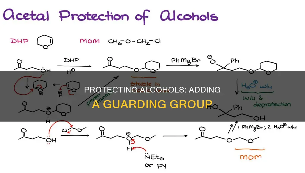how to add a alcohol protectiing group to a oh