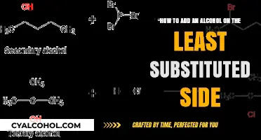 Alcohol Addition: Selective Substitution for Desired Outcomes