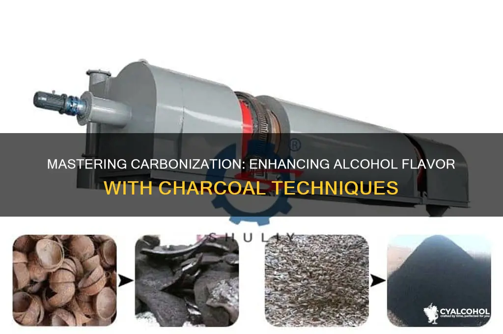 how to add carbonization to alcohol