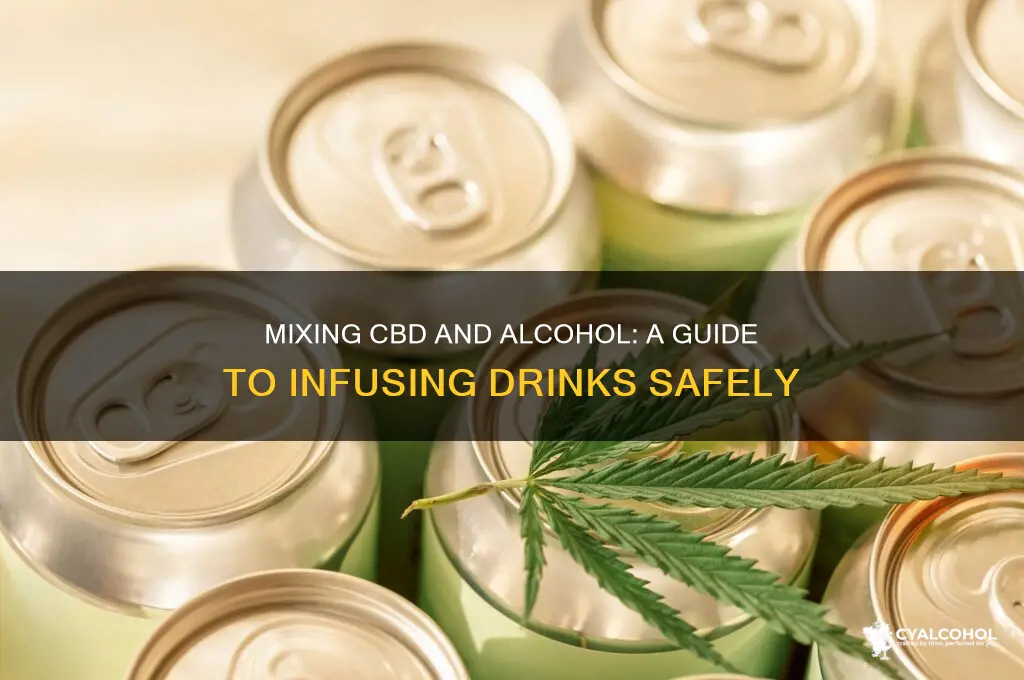 how to add cbd in alcohol