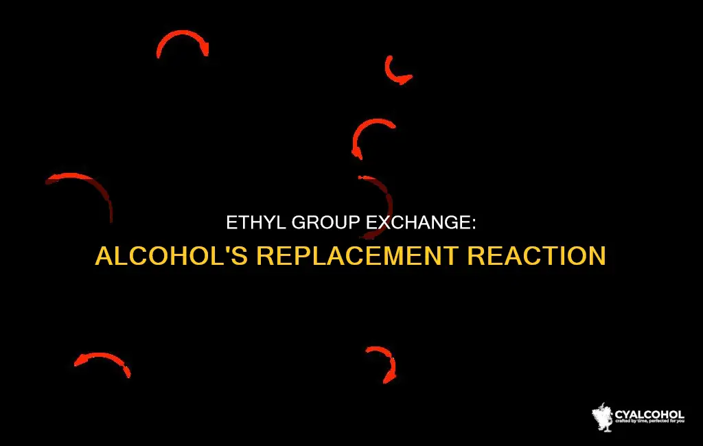 how to add ethyl group in place of alcohol