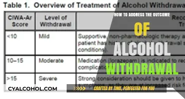 Managing Alcohol Withdrawal: Addressing the Outcome