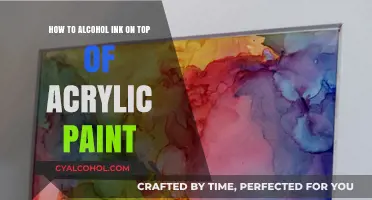 Alcohol Ink Artistry: Layering Techniques Over Acrylic Paint