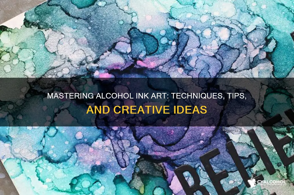 how to alcohol ink