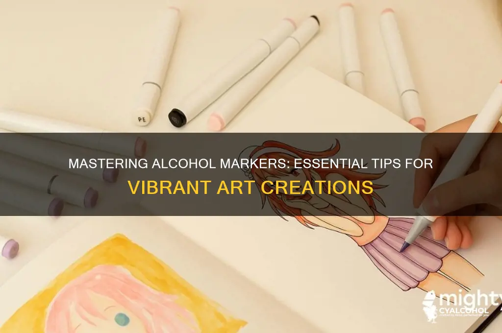 how to alcohol markers
