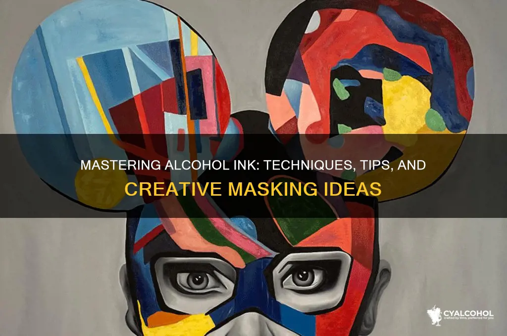 how to amsk on alcohol ink