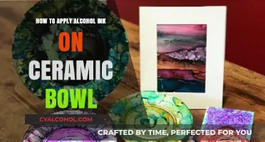 Alcohol Ink Art on Ceramic Bowls: A Beginner's Guide