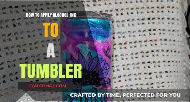 Applying Alcohol Ink to Tumblers: A Creative Guide
