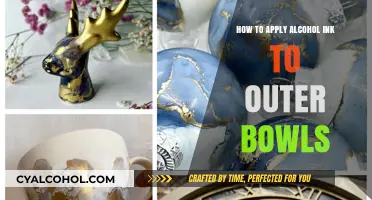 Creating Colorful Outer Bowls with Alcohol Ink