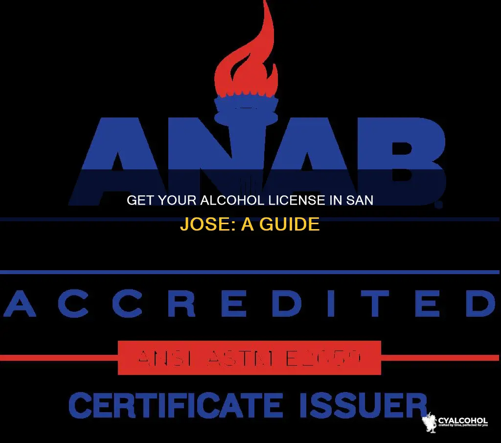 how to apply for alcohol licence in san jose