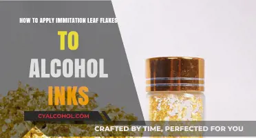 Alcohol Inks and Leaf Flakes: A Creative Guide