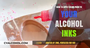 Resin Pour Techniques for Alcohol Ink Art
