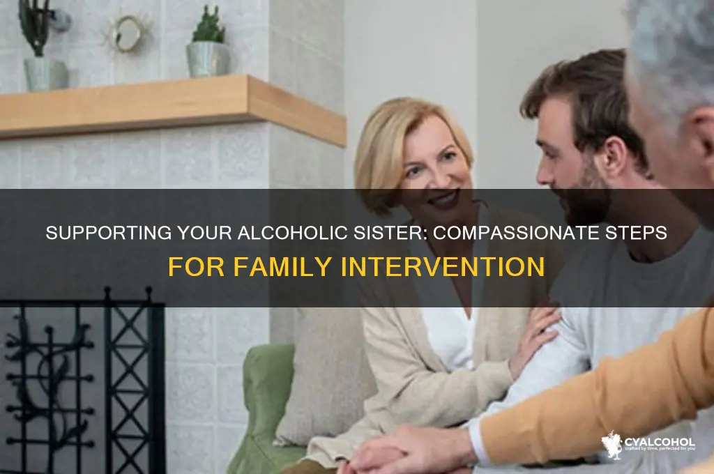 how to approach an alcoholic sister